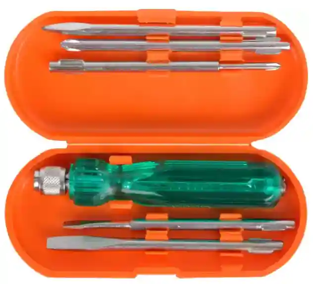 Globus 816- SCREWDRIVER SET OF 6 PCS WITH TESTER IN BOX.. Combination Screwdriver Set Standard Screwdriver Set (Pack of 1)